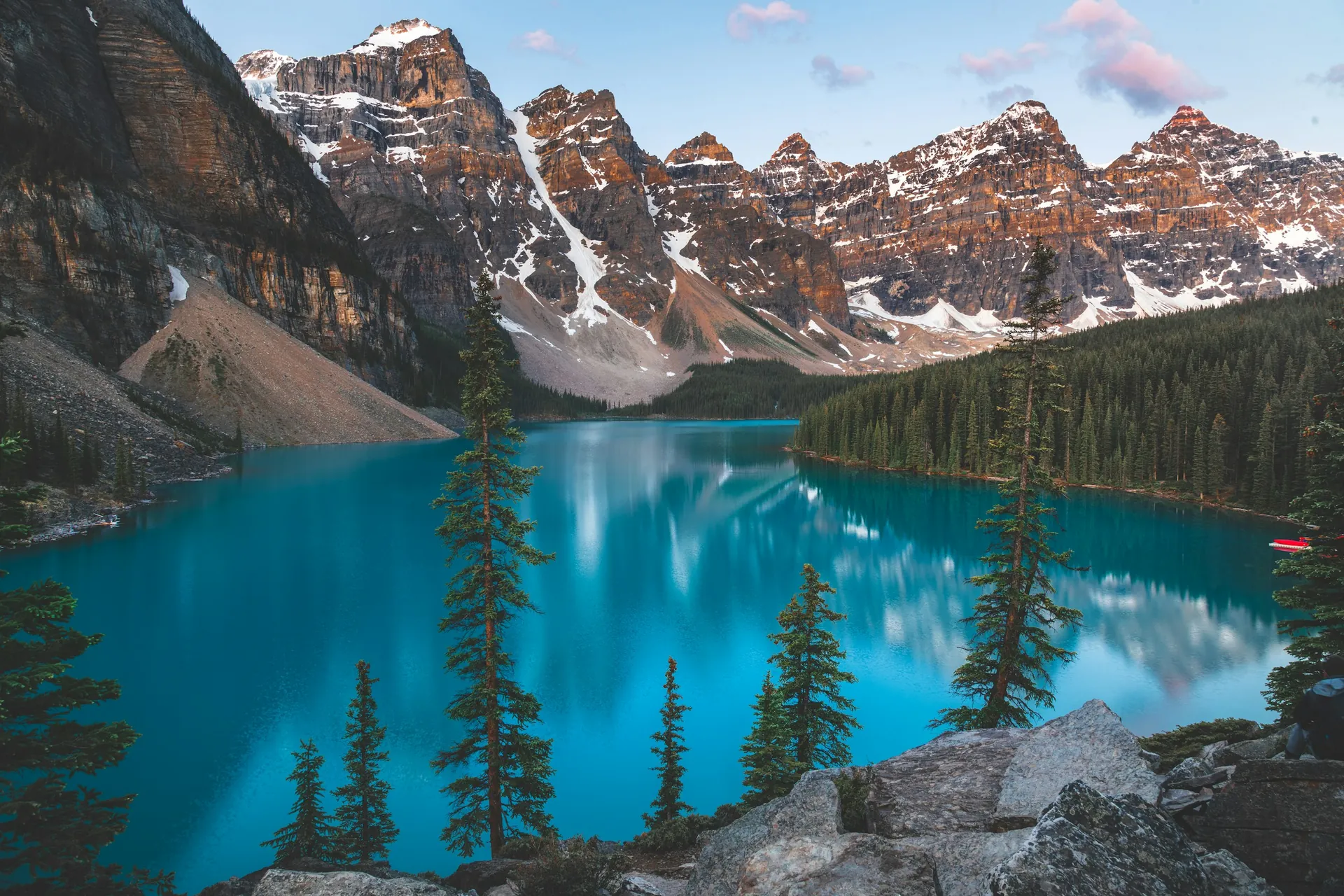 Moraine Lake and the Valley of the Ten Peaks, Alberta